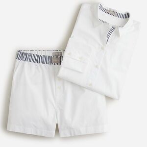 J. Crew Long Sleeve Cotton Boxer Set